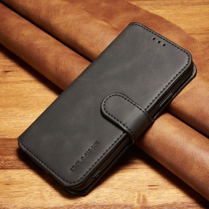 DG.MING - DG.MING Retro Wallet Mobilskal för iPhone XS 5.8 tum - Svart