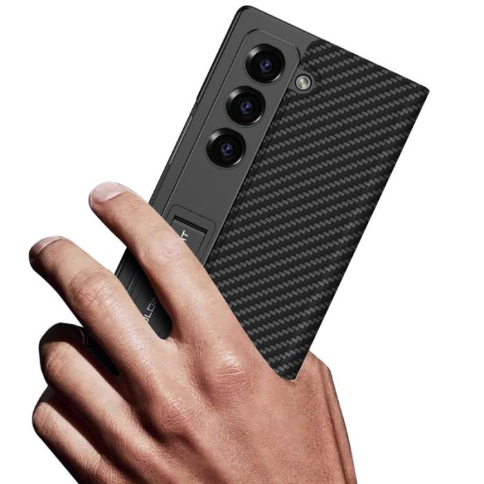 GKK - GKK Samsung Galaxy Z Fold6 Fodral PC+PU - Grå