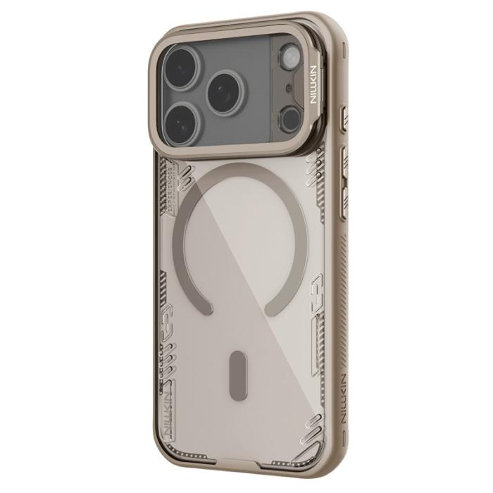Nillkin - NILLKIN Iceblade CamProp Mobilskal till iPhone 17 Pro med Ställ Guld