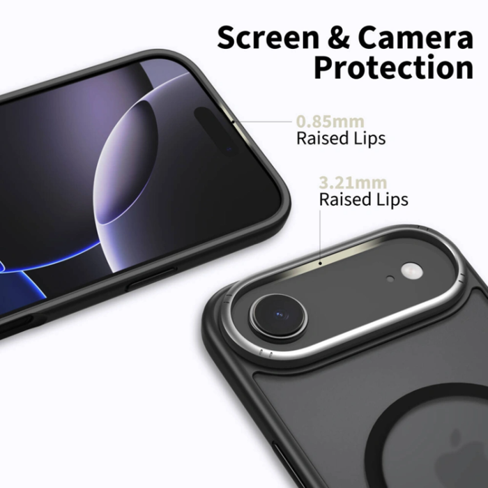 Tech-Protect - Tech-Protect iPhone 17 Air Mobilskal Magsafe Edge - Matte Svart