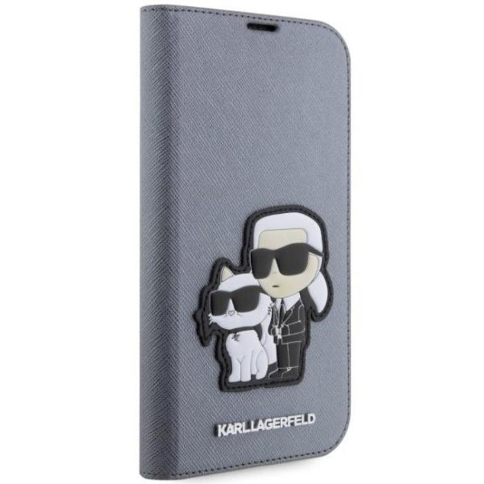 KARL LAGERFELD - Karl Lagerfeld iPhone 14 Pro Max Plånboksfodral Saffiano Karl