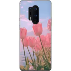 Gustaf - Mobilskal till OnePlus 8 Pro med Rosa Tulpaner