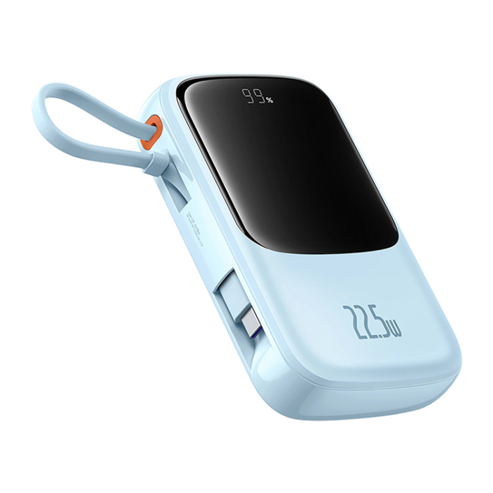 BASEUS - Baseus Powerbank 10000 mAh 22.5W USB-C Qpow Pro Plus - Blå