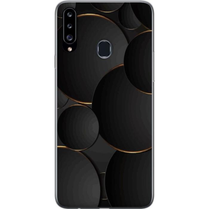 iSecrets - Mobilskal till Samsung Galaxy A20s med Lyxig Cirklar