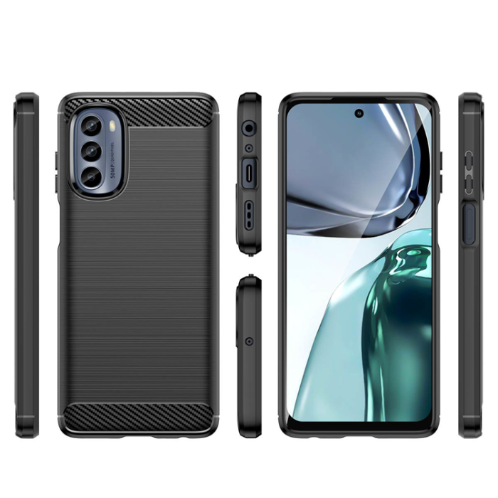 OEM - Motorola Moto G62 5G Mobilskal Carbon - Svart