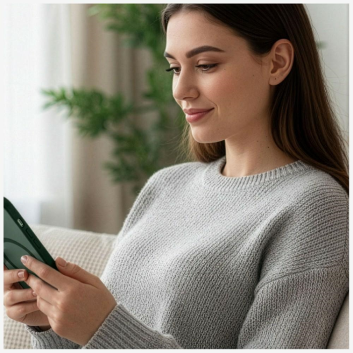 3MK - 3MK Mobilskal För iPhone 17 Pro Magsafe Smoke - Grön