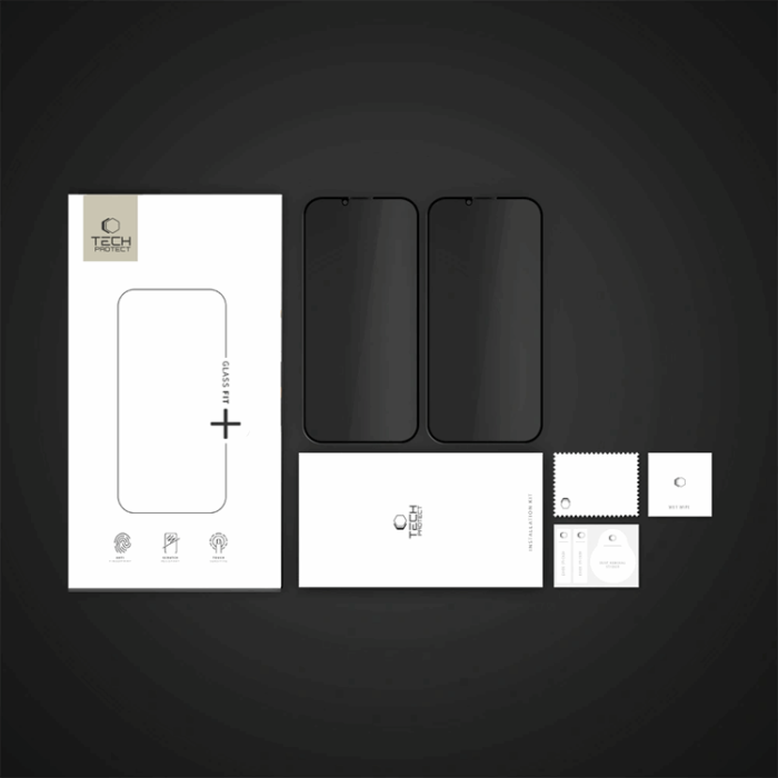 Tech-Protect - [2-Pack] iPhone 16e Härdat Glas Skärmskydd Spy Privacy
