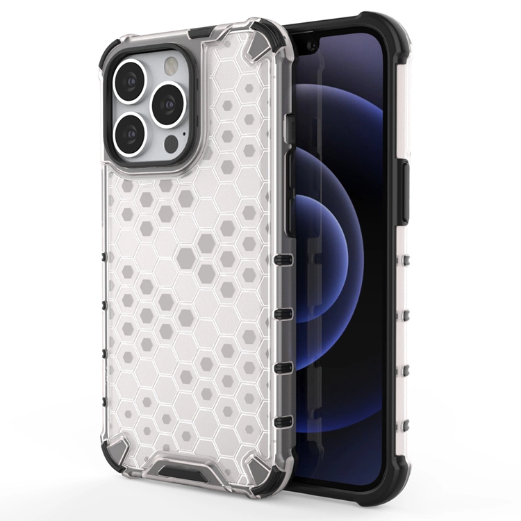 iPhone 13 Pro Mobilskal Honeycomb Armor - Transparent | 2353 | AlltMobil