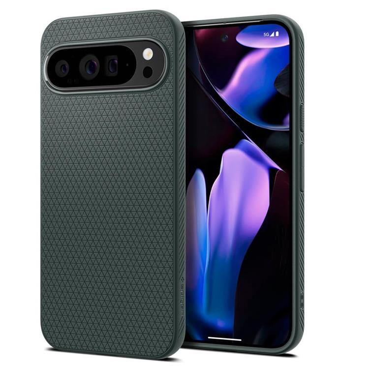 Spigen Google Pixel 9 Pro XL Mobilskal Liquid Air - Abyss Grön | 2353 | AlltMobil