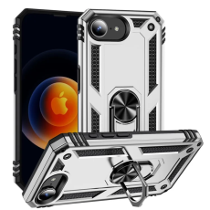 A-One Brand - iPhone 16e Mobilskal med Kickstand - Silver