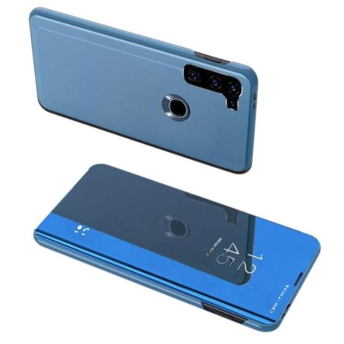 UTGATT4 - Clear View Mobilfodral Motorola Moto G8 Power - Blå