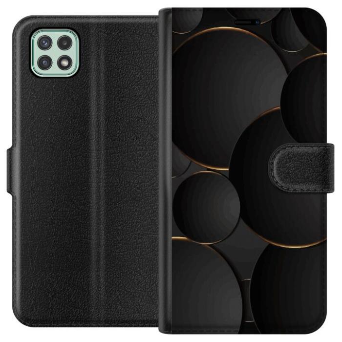 iSecrets - Plånboksfodral till Samsung Galaxy A22 5G med Lyxig Cirklar