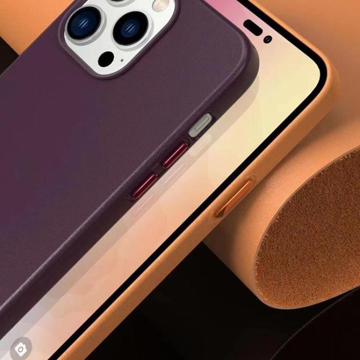 Boom of Sweden - BOOM iPhone 14 Plus Skal Magsafe Äkta Läder - Svart