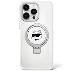 KARL LAGERFELD - KARL LAGERFELD Mobilskal till iPhone 15 Plus MagSafe Ringst&auml;ll