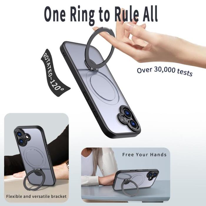 A-One Brand - iPhone 17 Mobilskal MagSafe Rotating Kickstand