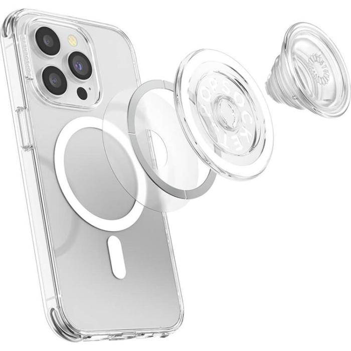 PopSockets - POPSOCKETS PopGrip för Magsafe - Clear