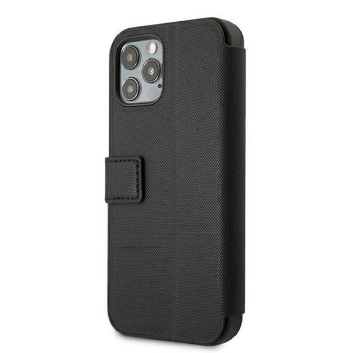 U.S. Polo Assn. - US Polo Embroidery Collection Plånboksfodral iPhone 12 / 12 Pro - Svart