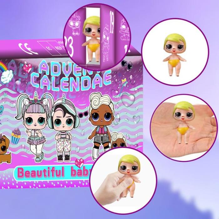Adventskalender - Adventskalender 2024 - Julleksaker Julkalender dolls