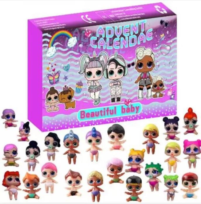 Adventskalender - Adventskalender 2024 - Julleksaker Julkalender dolls