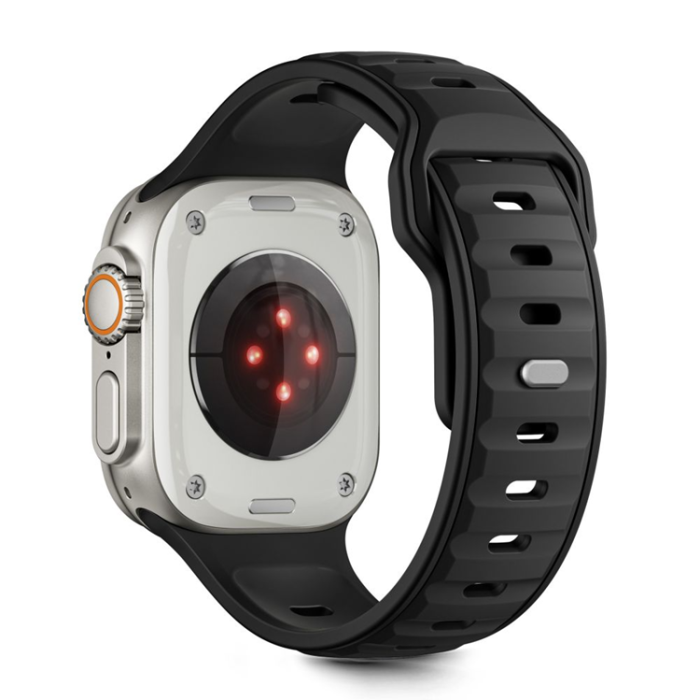 Tech-Protect - Tech-Protect Apple Watch (44/45/46/49mm) Armband Icon - Svart/Svart