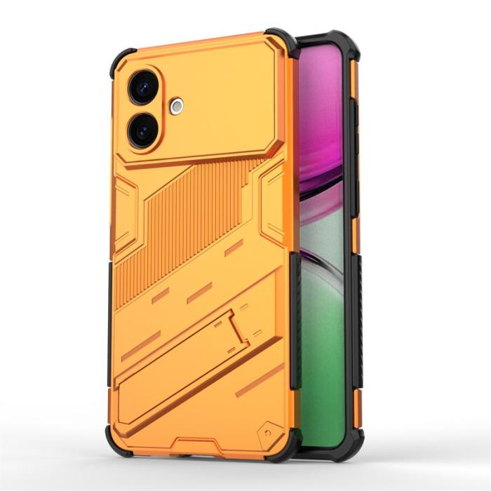OEM - Mobilskal till Samsung Galaxy S26 Plus Plast Stötsäker Med Ställ - Orange