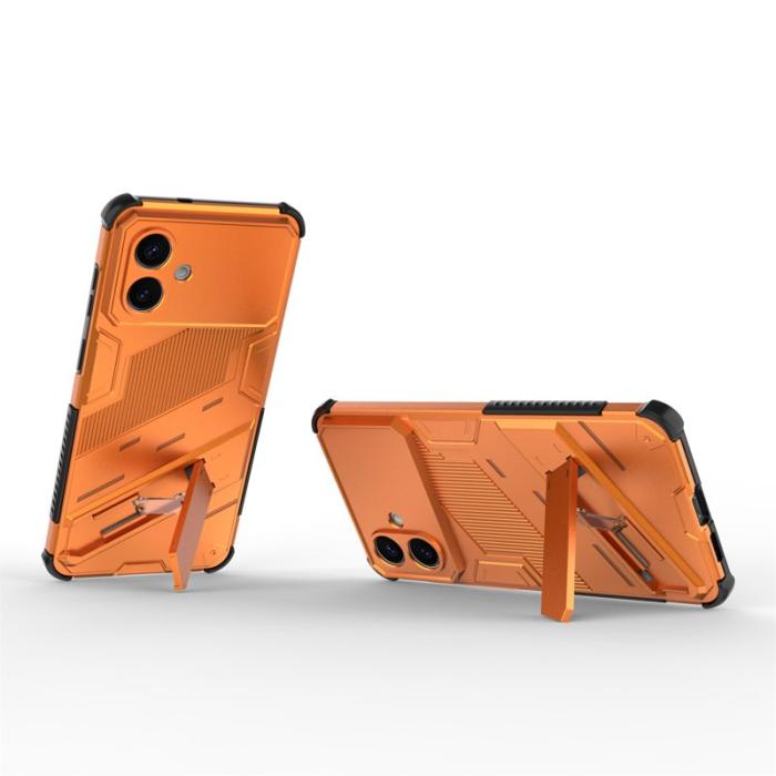 OEM - Mobilskal till Samsung Galaxy S26 Plus Plast Stötsäker Med Ställ - Orange