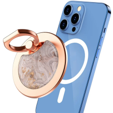 AHASTYLE - AHASTYLE Mobil Ringhållare Magsafe - Grå Marble