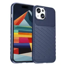 OEM - iPhone 15 Plus Mobilskal Twill Thunder - Bl&aring;