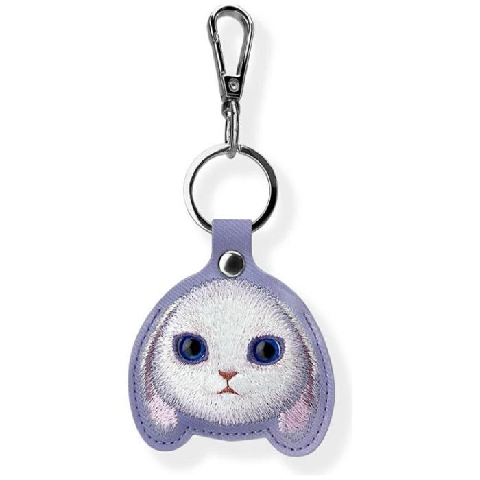NIMMY - Nimmy AirTag Skal Big Eyed Pet 2.0 Rabbit - Lila