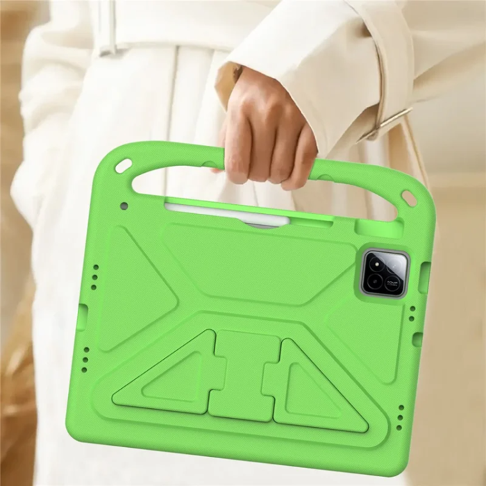A-One Brand - Xiaomi Pad 7 Pro/Pad 7 Skal EVA Handgrepp Kickstand - Grön