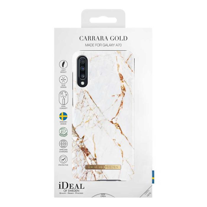UTGATT4 - IDEAL FASHION skal Galaxy A70- Carrara Gold