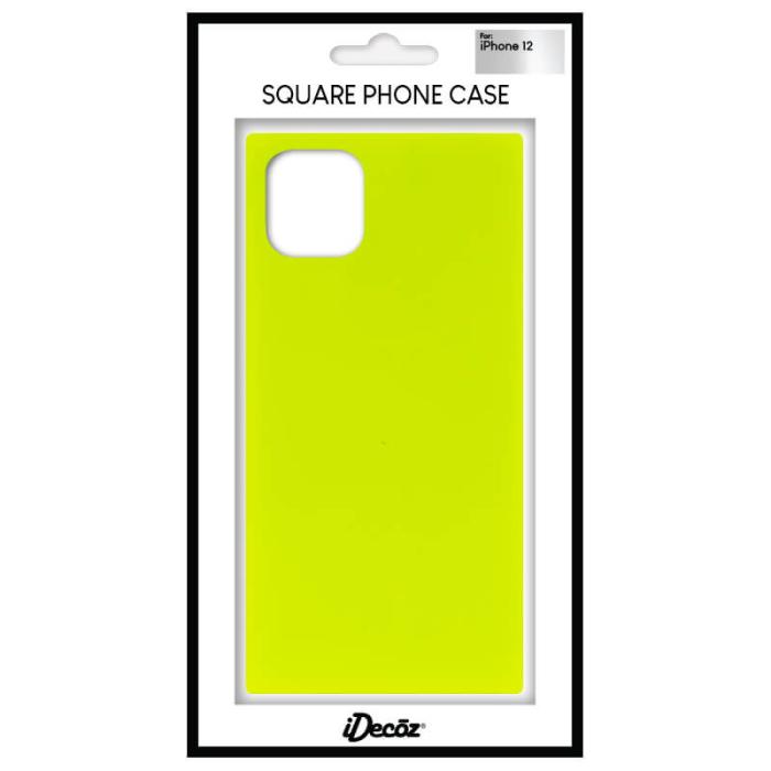 UTGATT5 - IDECOZ Mobilskal Neon Gul iPhone 12 & 12 Pro