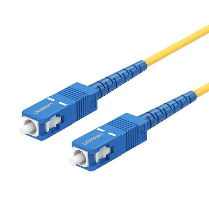 UTGATT - Ugreen SC-SC Single Mode Optical Fiber Nätverk kabel 3 m Gul