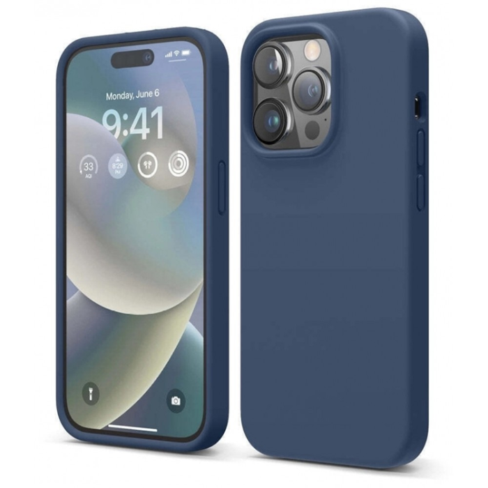 OEM - iPhone 16 Pro Max Mobilskal Matt TPU - Mörkblå