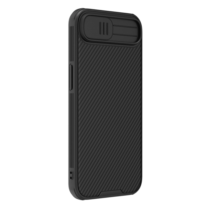 Nillkin - Nillkin iPhone 16e Mobilskal Magsafe Magnetic CamShield Pro - Svart