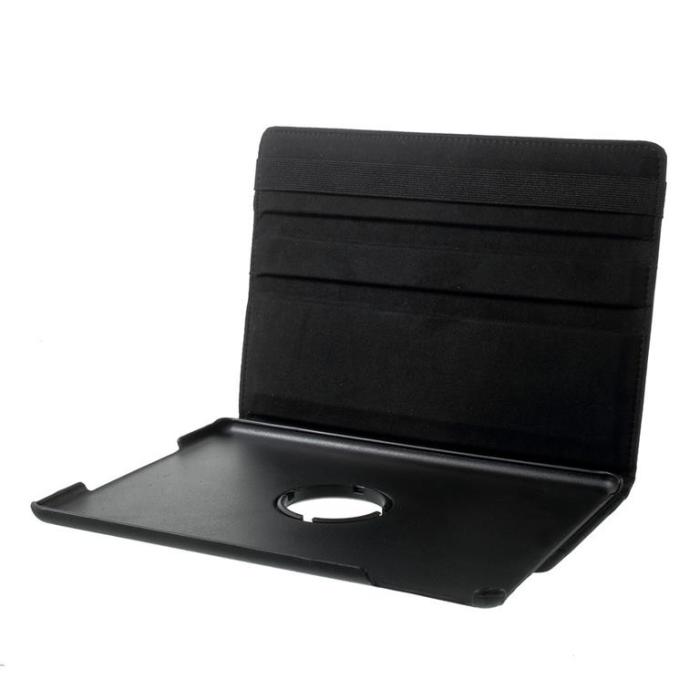 OEM - iPad 9.7 (2017/2018/Air/Air2) Fodral Litchi - Svart