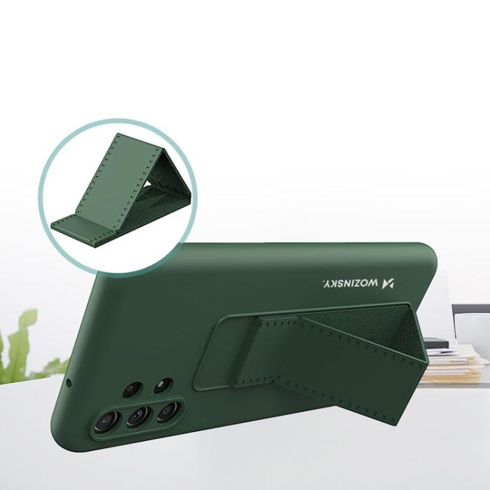 Wozinsky - Wozinsky Xiaomi Poco M4 Pro 5G Skal Kickstand Silicone - Marinblå
