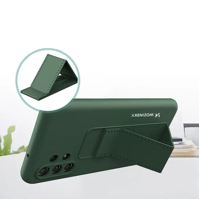 Wozinsky - Wozinsky Galaxy A73 Skal Kickstand Silicone - Röd