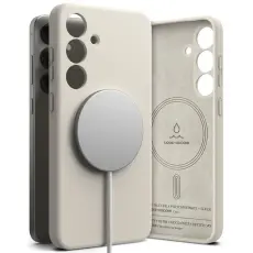 Ringke - Ringke Galaxy S25 Mobilskal Magsafe Silikon Magnet - Stone