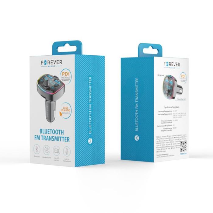 Forever - Forever FM-Sändare Bluetooth TR-360 - Svart