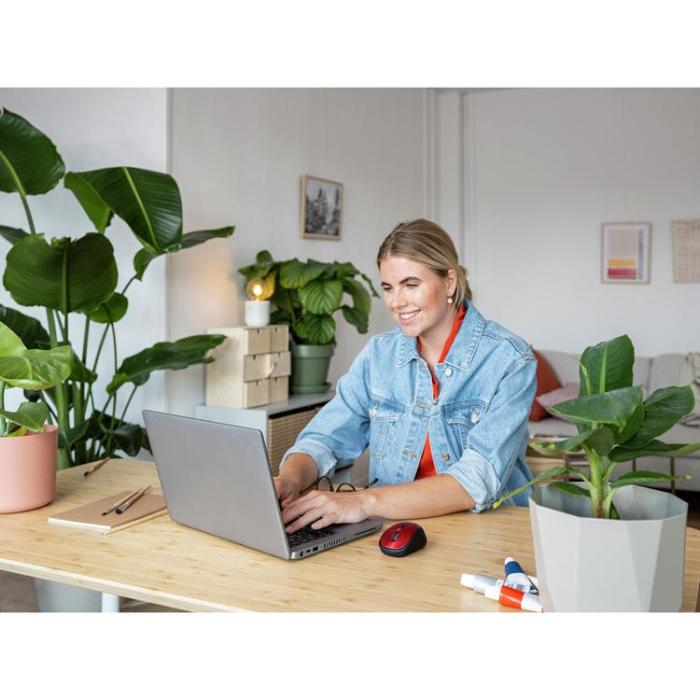 Trust - Yvi+ Trådlös Mus Eco-design - Röd