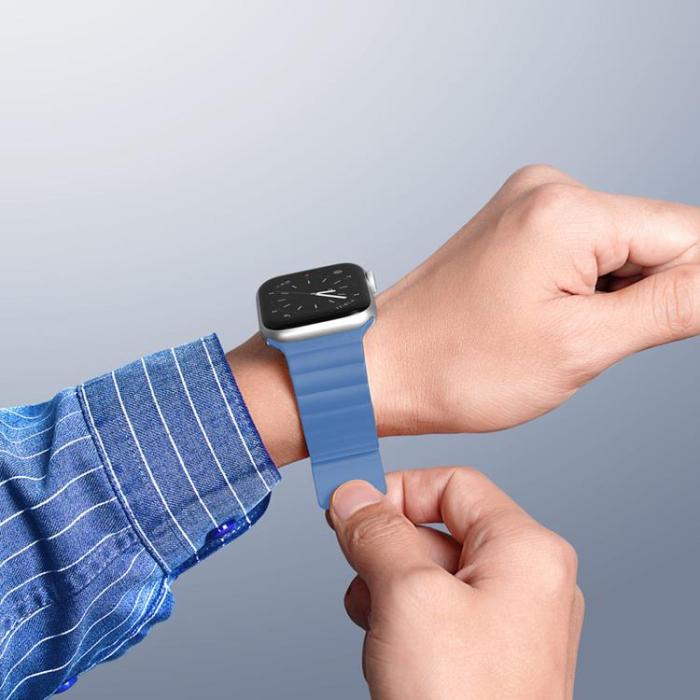 Dux Ducis - Dux Ducis Magnetic Strap Apple Watch 7/6/5/4/3/2/SE (41/40/38mm) - Blå