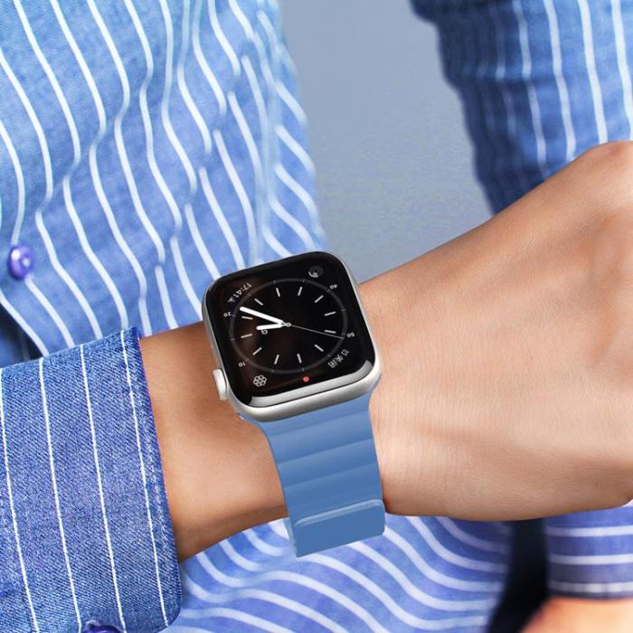 Dux Ducis - Dux Ducis Magnetic Strap Apple Watch 7/6/5/4/3/2/SE (41/40/38mm) - Blå