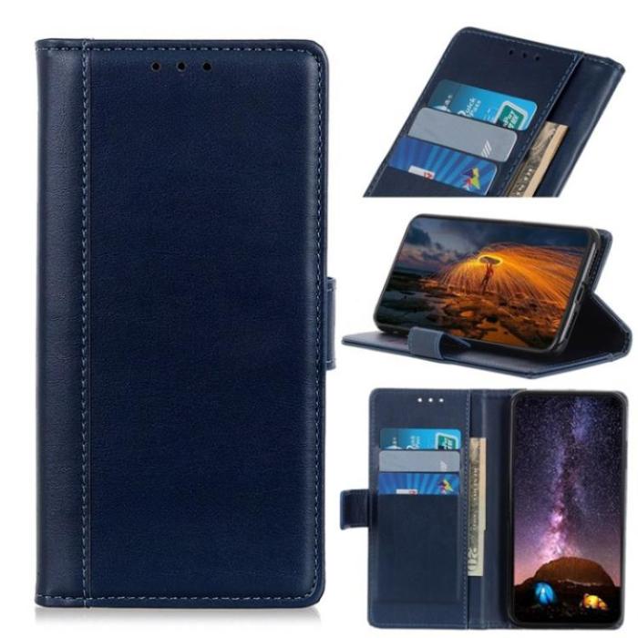 A-One Brand - Google Pixel 6a Plånboksfodral PU-Läder Folio Flip - Blå