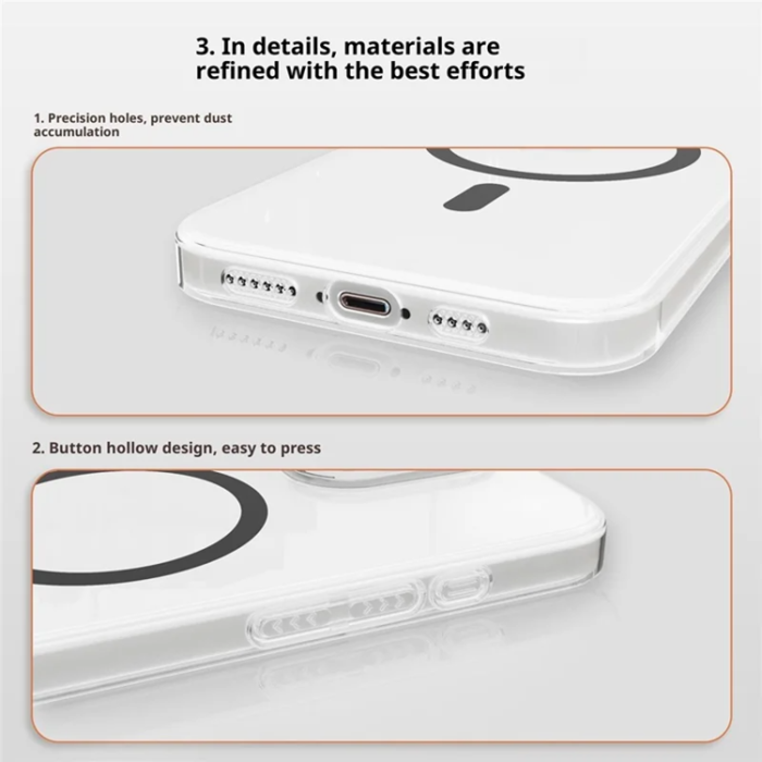 A-One Brand - iPhone 16 Pro Max Mobilskal MagSafe Compatible Protective