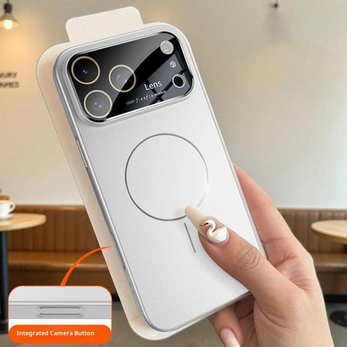 A-One Brand - iPhone 17 Pro Mobilskal MagSafe Skin Touch - Vit