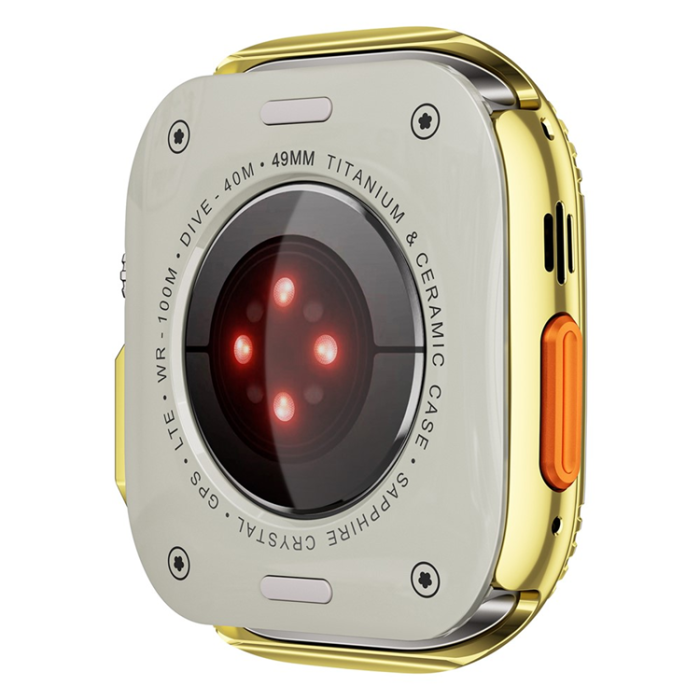 A-One Brand - Apple Watch Ultra 2 49mm Skal Metal - Glossy Guld