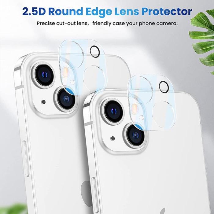 OEM - iPhone 13 Mini [4-PACK] 2 X Kameralinsskydd Glas + 2 X Härdat Glas