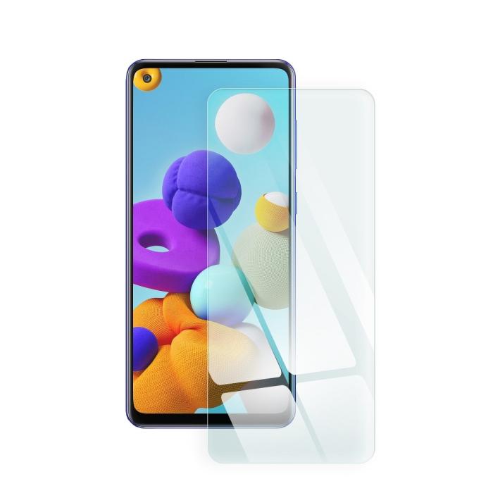 Blue Star - Blue Star Härdat Glas Skärmskydd till Samsung Galaxy A21s