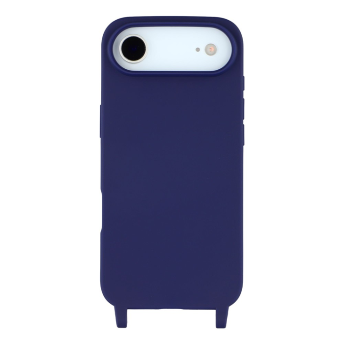 A-One Brand - iPhone 17 Air Mobilskal TPU med Hål för Rem - Mörkblå